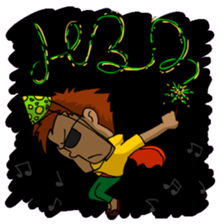 Funniest Man and Joy sticker #6673581