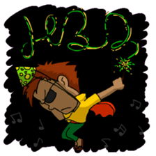 Funniest Man and Joy sticker #6673581