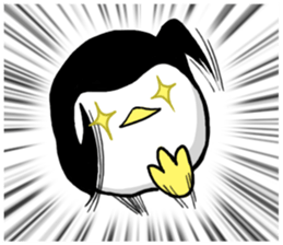 Sticker of the cute penguin sticker #6674033