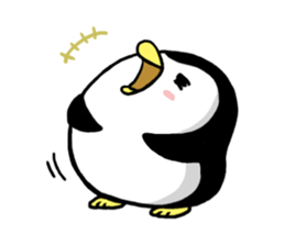 Sticker of the cute penguin sticker #6674034