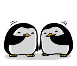 Sticker of the cute penguin sticker #6674036