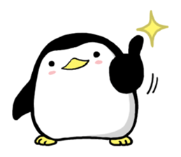 Sticker of the cute penguin sticker #6674037