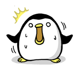 Sticker of the cute penguin sticker #6674047