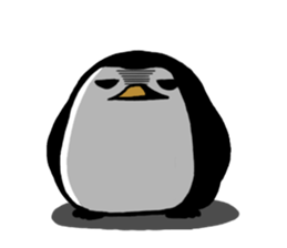 Sticker of the cute penguin sticker #6674048