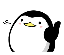 Sticker of the cute penguin sticker #6674050
