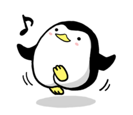 Sticker of the cute penguin sticker #6674052