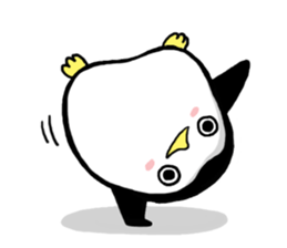 Sticker of the cute penguin sticker #6674058