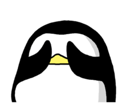 Sticker of the cute penguin sticker #6674062