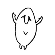 hand drawing human of "hi" sticker #6674464