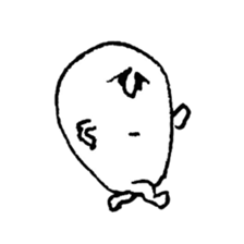 hand drawing human of "hi" sticker #6674468