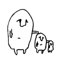 hand drawing human of "hi" sticker #6674469