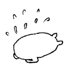 hand drawing human of "hi" sticker #6674473