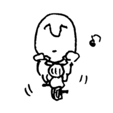 hand drawing human of "hi" sticker #6674478