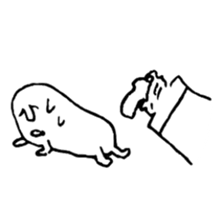 hand drawing human of "hi" sticker #6674490