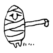 hand drawing human of "hi" sticker #6674491