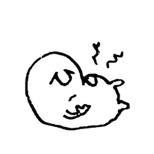 hand drawing human of "hi" sticker #6674503