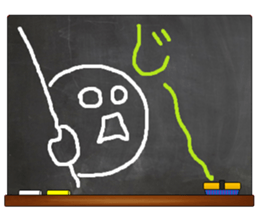 Black Board by gucchi 3 sticker #6674984