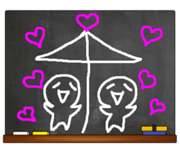 Black Board by gucchi 3 sticker #6674989