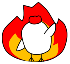 pretty chicken(English ver) sticker #6675037