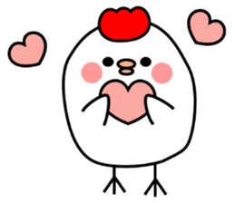 pretty chicken(English ver) sticker #6675045