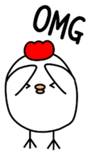 pretty chicken(English ver) sticker #6675054