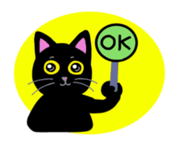 Baloo Black cat sticker #6675193
