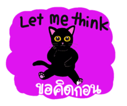 Baloo Black cat sticker #6675194