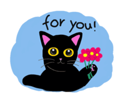 Baloo Black cat sticker #6675202