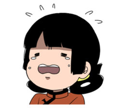 despair boy and China girl sticker #6675230