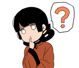 despair boy and China girl sticker #6675260