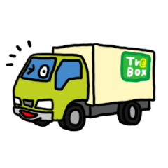 funny sticker of trucking company