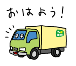 funny sticker of trucking company sticker #6675590