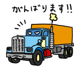 funny sticker of trucking company sticker #6675592