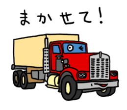 funny sticker of trucking company sticker #6675602