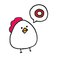Chicken of some kind of fans sticker #6675854