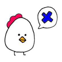 Chicken of some kind of fans sticker #6675855