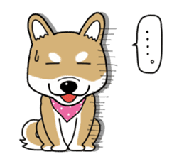 Shiba Inu colon of cute everyday Sticker sticker #6675869