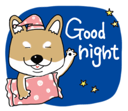 Shiba Inu colon of cute everyday Sticker sticker #6675878