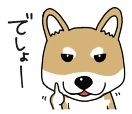 Shiba Inu colon of cute everyday Sticker sticker #6675887