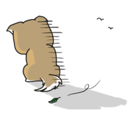 Shiba Inu colon of cute everyday Sticker sticker #6675895