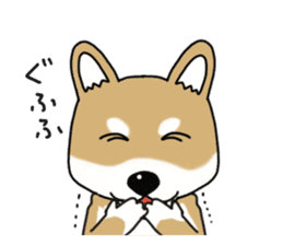 Shiba Inu colon of cute everyday Sticker sticker #6675899