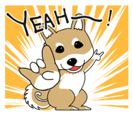 Shiba Inu colon of cute everyday Sticker sticker #6675900