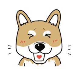 Shiba Inu colon of cute everyday Sticker sticker #6675903