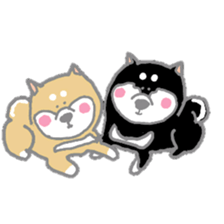 A lot of Japanese midget Shibas sticker #6676892