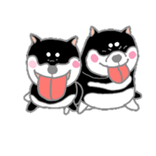 A lot of Japanese midget Shibas sticker #6676898