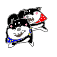 A lot of Japanese midget Shibas sticker #6676899