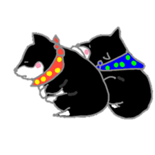 A lot of Japanese midget Shibas sticker #6676903