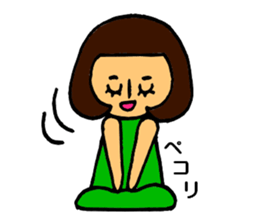 Modest girl sticker #6677290