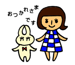 Modest girl sticker #6677291