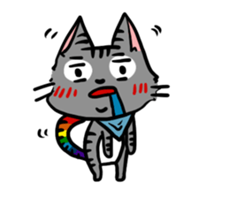 rainbow kitty sticker #6677384